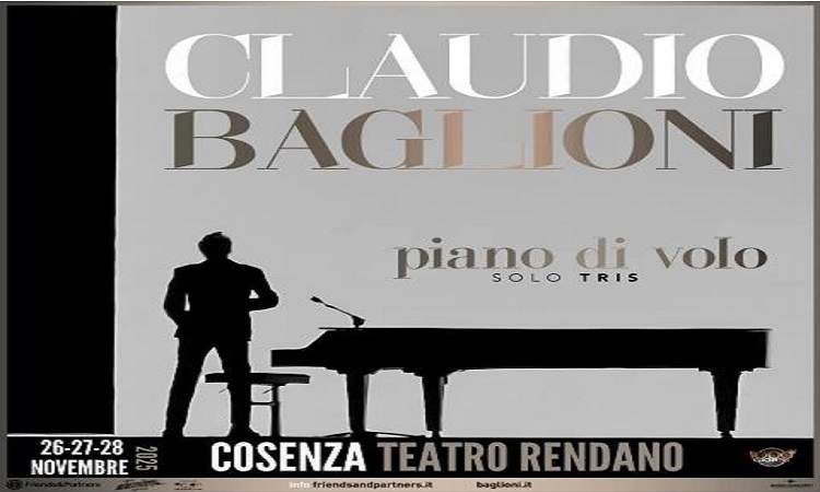 CLAUDIO BAGLIONI 2025 - Cosenza